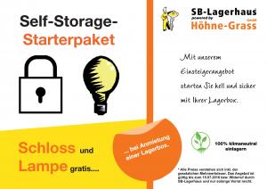 Unser besonderes Self-Storage-Angebot für Neukunden des SB-Lagerhauses Mainz-Mombach.